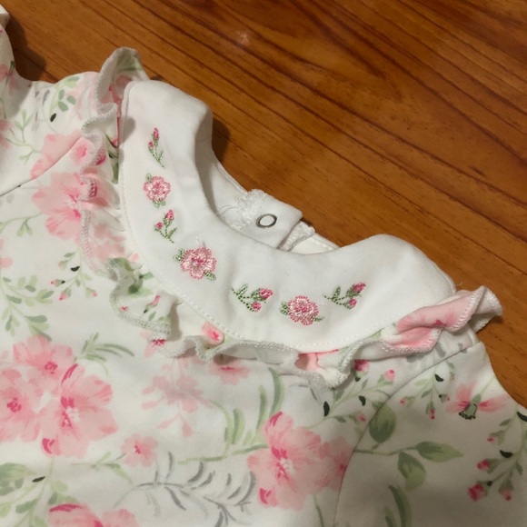 Little me floral Onsie 3M NWOT - Picture 2 of 3